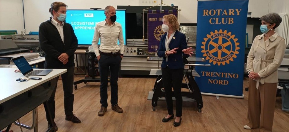 I Rotary Club del Trentino donano agli Artigianelli un kit per la didattica digitale